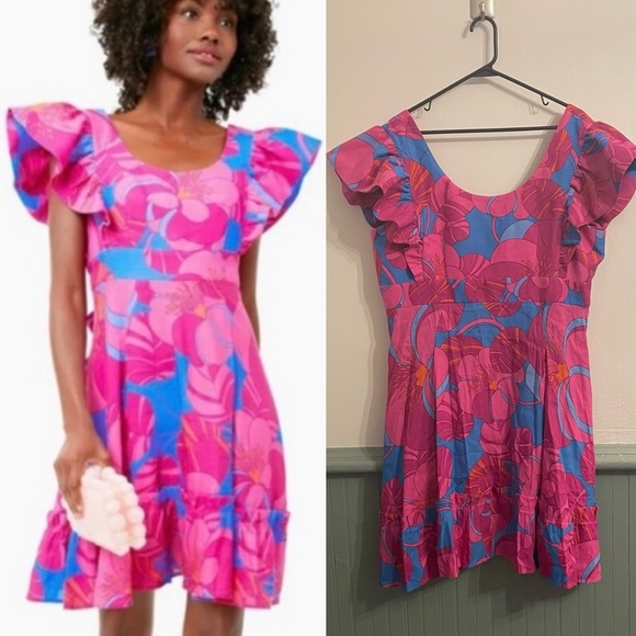 Tuckernuck Dresses & Skirts - Tuckernuck Edisto Dress Wild Azalea linen rayon size XXL